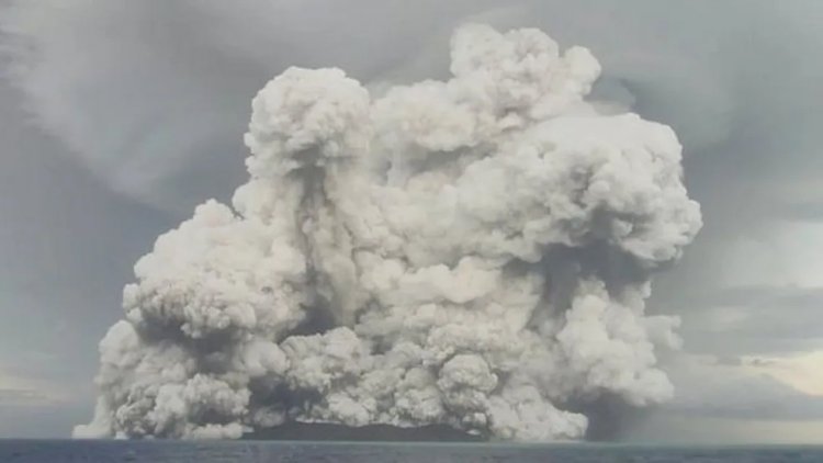 Como erupção de vulcão em Tonga 'esculpiu' leito marinho