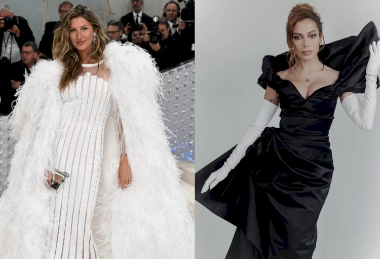 Brasil no Met Gala 2023: Anitta usa Marc Jacobs e Gisele Bündchen vai de Chanel