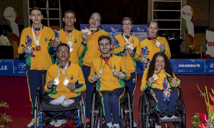 Brasil fica a uma medalha da 500ª na história do Parapan de Jovens