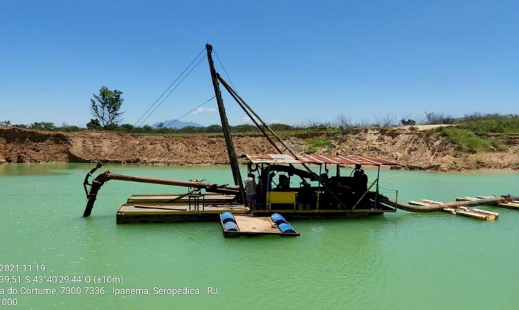 Extração ilegal de areia se aproxima de R$ 20 bilhões ao ano