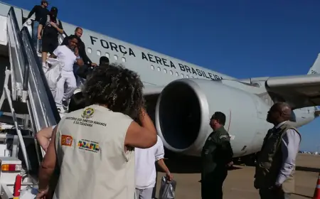 Nova operação humanitária recebeu 54 repatriados dos Estados Unidos