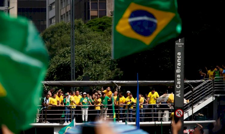 Ato reúne apoiadores de Bolsonaro em São Paulo